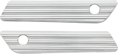 35011215 - ARLEN NESS SADDLEBAG LATCH COVERS 10-GHAUGE CHROME