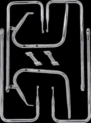 35011247 - DRAG SPECIALTIES RAIL S/B CHR FLT 09-13