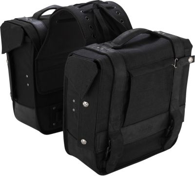 35011419 - BURLY SADDLEBAG THROWOVER BLK