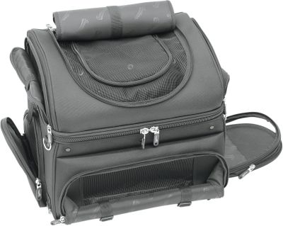 35150131 - SADDLEMEN PET CARRIER SYNTHETIC LEATHER BLACK