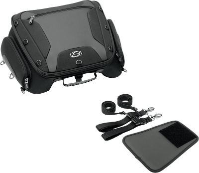 35160109 - SADDLEMEN WIDE TUNNEL TAIL BAG TEXTILE BLACK