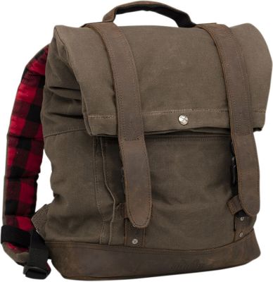 35170414 - BURLY BACKPACK BLACK WET WAXED