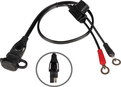 38070159 - tecMATE CHARGER CORD EYELET BLACK