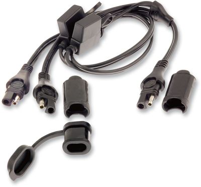 38070166 - tecMATE Y-SPLITTER CABLE SAE OPTIMATE BLACK