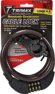 40100016 - TRIMAX CABLE-LOCK RESETTABLE COMBINATION 12