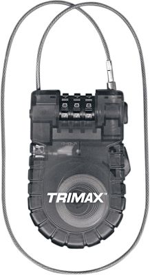 40100050 - TRIMAX CABLE-LOCK RETRACTABLE 3-DIGIT COMBINATION 3