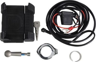 44020591 - CIRO 3D SMARTPHONE/GPS HOLDER PREMIUM WITH BAR MOUNT CHROME