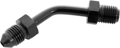 64603BK - GOODRIDGE BRAKELINE ADAPTER FOR AN-03 HOSE 45° TUBE BLACK 2x MALE AN-...