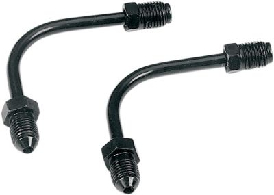 69103BK - GOODRIDGE BRAKELINE ADAPTER FOR AN-03 HOSE 90° TUBE LONG BLACK 2x MAL...