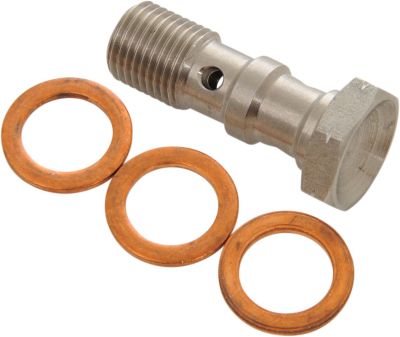 9930331SC - GOODRIDGE BANJO BOLT DOUBLE STAINLESS-STEEL SHORT M10X1,00