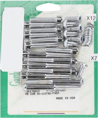 DS175009 - GARDNER-WESTCOTT BOLT KIT STEEL PRIMARY COVER CHROME NATURAL