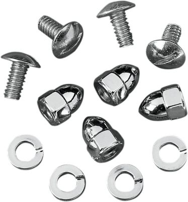 DS190190 - DRAG SPECIALTIES LICENSE PLATE ACORN SET