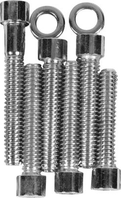 DS190398S - DRAG SPECIALTIES CHROME SOCKET-HEAD CAM COVER BOLT KIT SMOOTH