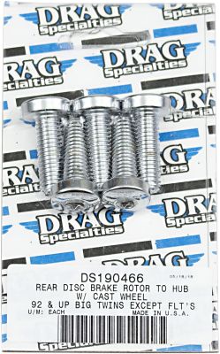 DS190466 - DRAG SPECIALTIES REAR BRAKE DISC BOLT KIT