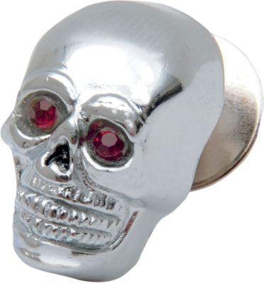 DS190485 - DRAG SPECIALTIES SKULL KROMETTS W/ RED EYES