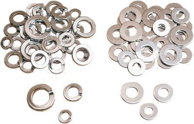 DS190500 - DRAG SPECIALTIES LOCK WASHER KIT CHROME