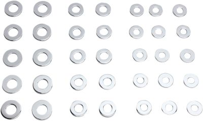 DS190501 - DRAG SPECIALTIES FLAT WASHER KIT CHROME
