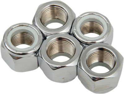 DS190532 - DRAG SPECIALTIES NYLON INSERT NUT 5/8-18 CHROME