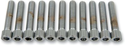 DS190538S - DRAG SPECIALTIES SOCKET-HEAD BOLT 1/4-20X1.25 SMOOTH CHROME