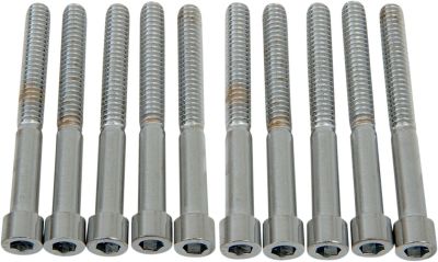 DS190542S - DRAG SPECIALTIES SOCKET-HEAD BOLT 1/4-20X2.25 SMOOTH CHROME