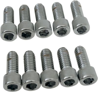 DS190544 - DRAG SPECIALTIES SOCKET-HEAD BOLT 5/16-18X0.75 KNURLED CHROME