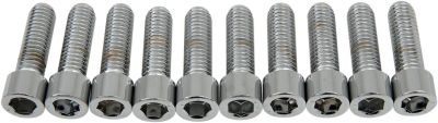 DS190554S - DRAG SPECIALTIES SOCKET-HEAD BOLT 3/8-16X1.25 SMOOTH CHROME