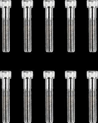 DS190564 - DRAG SPECIALTIES SOCKET-HEAD BOLT 1/4-28X1.5 KNURLED CHROME