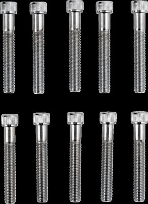 DS190565 - DRAG SPECIALTIES SOCKET-HEAD BOLT 1/4-28X1.75 KNURLED CHROME