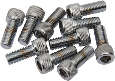DS190569 - DRAG SPECIALTIES SOCKET-HEAD BOLT 5/16-24X0.75 KNURLED CHROME