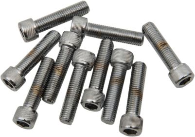 DS190571 - DRAG SPECIALTIES SOCKET-HEAD BOLT 5/16-24X1 KNURLED CHROME