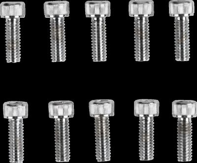 DS190584 - DRAG SPECIALTIES SOCKET-HEAD BOLT 8-32X0.5 KNURLED CHROME