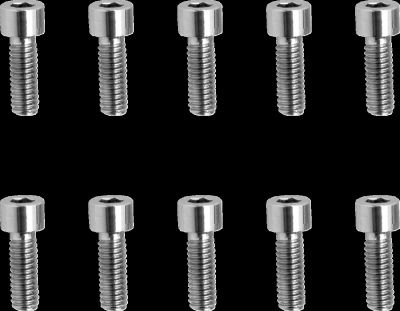 DS190584S - DRAG SPECIALTIES SOCKET-HEAD BOLT 8-32X0.5 SMOOTH CHROME