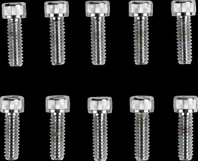DS190588 - DRAG SPECIALTIES SOCKET-HEAD BOLT 10-24X0.675 KNURLED CHROME