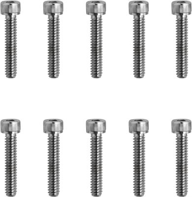 DS190590 - DRAG SPECIALTIES SOCKET-HEAD BOLT 10-24X1 KNURLED CHROME