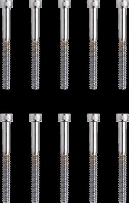 DS190594 - DRAG SPECIALTIES SOCKET-HEAD BOLT 10-24X2 KNURLED CHROME