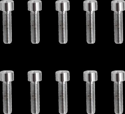 DS190597S - DRAG SPECIALTIES SOCKET-HEAD BOLT 10-32X0.75 SMOOTH CHROME