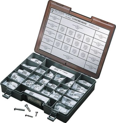 DS190600 - DRAG SPECIALTIES HEX-HEAD BOLT ASSORTMENT UNC CHROME