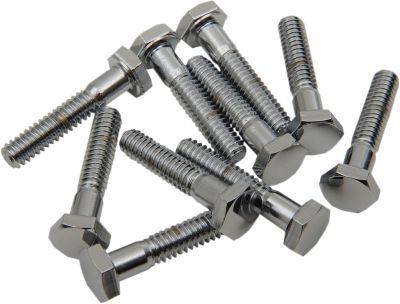 DS190605 - DRAG SPECIALTIES HEX-HEAD BOLT 1/4-20X1.25 CHROME