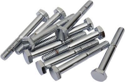 DS190609 - DRAG SPECIALTIES HEX-HEAD BOLT 1/4-20X2.25 CHROME