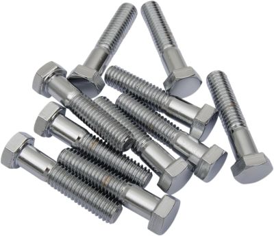 DS190624 - DRAG SPECIALTIES HEX-HEAD BOLT 3/8-16X2 CHROME