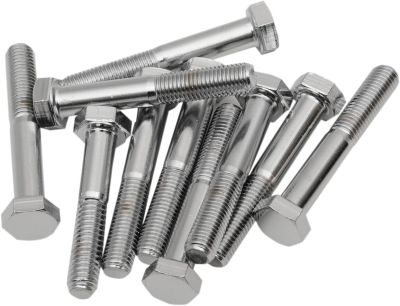 DS190641 - DRAG SPECIALTIES HEX-HEAD BOLT 5/16-24X1.75 CHROME