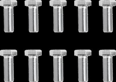 DS190645 - DRAG SPECIALTIES HEX-HEAD BOLT 3/8-24X1 CHROME