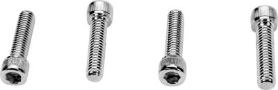 DS190717 - DRAG SPECIALTIES CHROME SOCKET-HEAD HANDLEBAR CLAMP BOLT KIT KNURLED