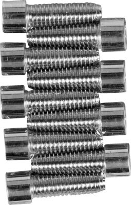 DS190741S - DRAG SPECIALTIES CHROME SOCKET-HEAD KICKER COVER BOLT KIT SMOOTH