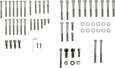 DS190760S - DRAG SPECIALTIES CHROME SOCKET-HEAD MOTOR BOLT KIT SMOOTH