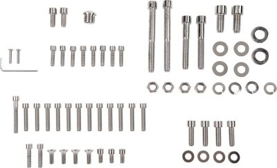 DS190766S - DRAG SPECIALTIES CHROME SOCKET-HEAD MOTOR BOLT KIT SMOOTH