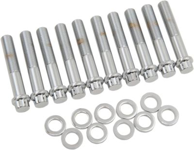 DS190796 - GARDNER-WESTCOTT HEADBOLT KIT 12-POINT CHROME NATURAL