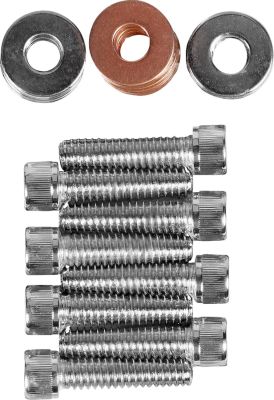 DS190813 - DRAG SPECIALTIES CHROME SOCKET-HEAD ROCKER BOX MOUNT BOLT KIT W/ WASHE...