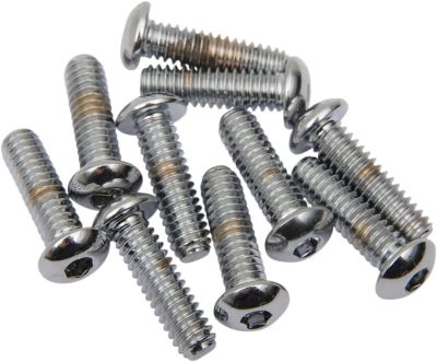 DS190829 - DRAG SPECIALTIES BUTTON-HEAD BOLT 1/4-20X0.625 CHROME