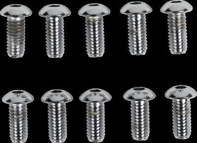 DS190837 - DRAG SPECIALTIES BUTTON-HEAD BOLT 5/16-18X0.75 CHROME